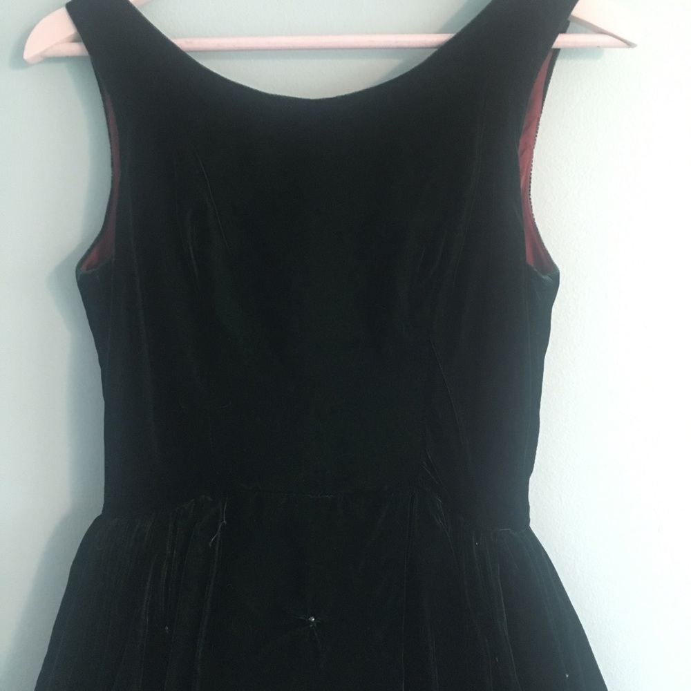 50s velvet cupcake skirt party dress